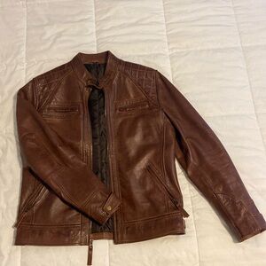 FJackets brown Leather jacket